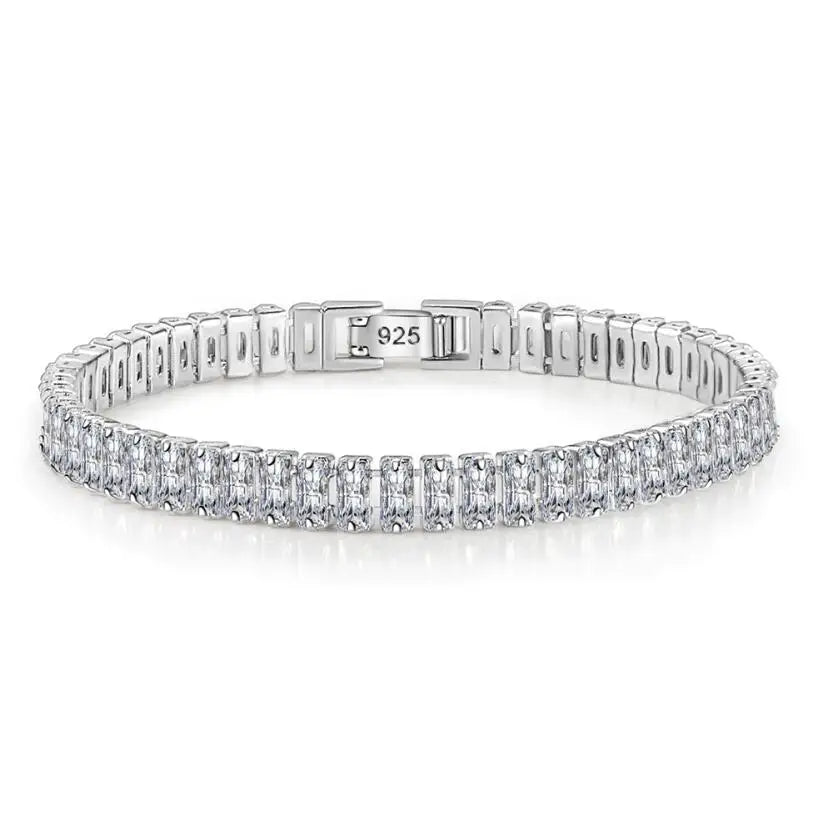 SAIYE Solid Moissanite Tennis Bracelet