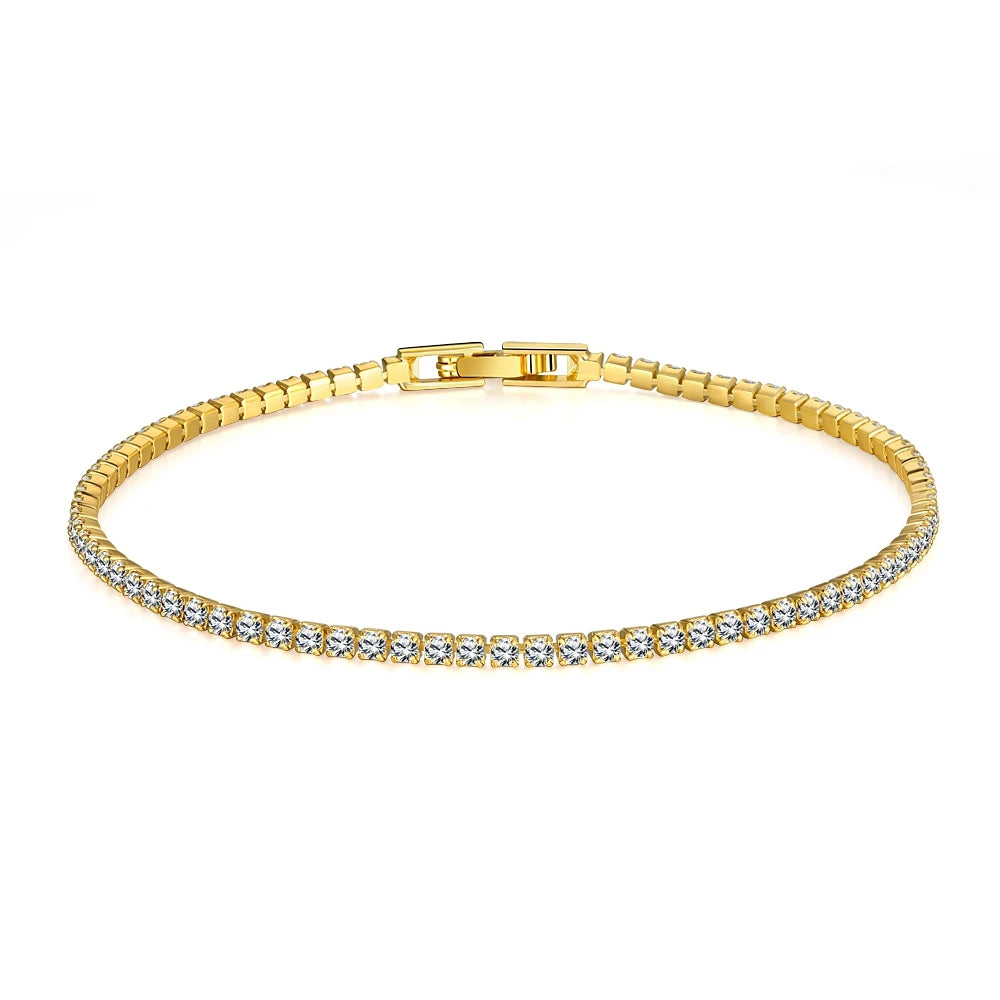 SAIYE Solid Moissanite Tennis Bracelet