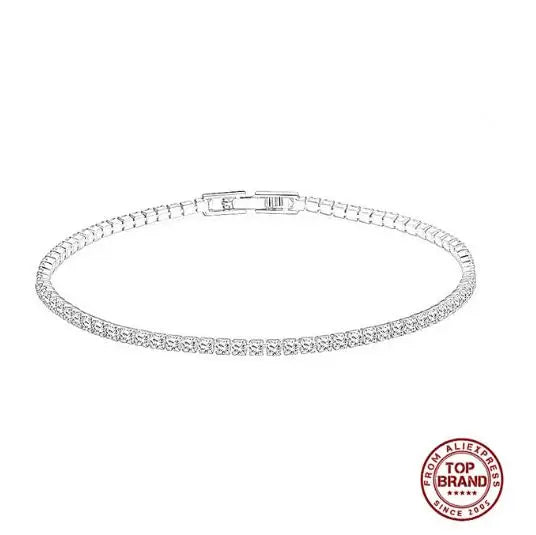 SAIYE Solid Moissanite Tennis Bracelet